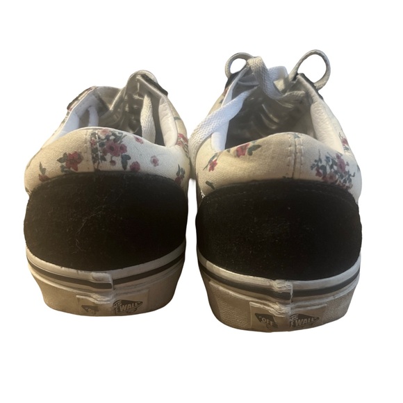 Vans Old Skool "Ditsy Floral Asphaltgold" Black / Cream Women's size 9 - Picture 3 of 4